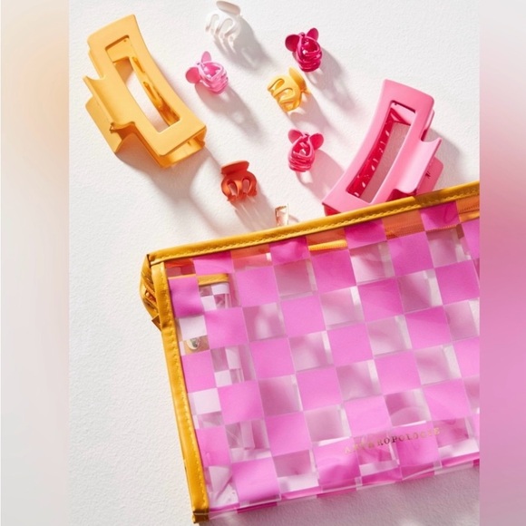 Anthropologie Marcus Adler Y2K Claw Hair Clips, Set of 8 - Picture 2 of 9